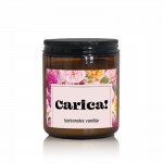 Darilna dišeča sveča z napisom in vonjem burbonske vanilije - Carica!